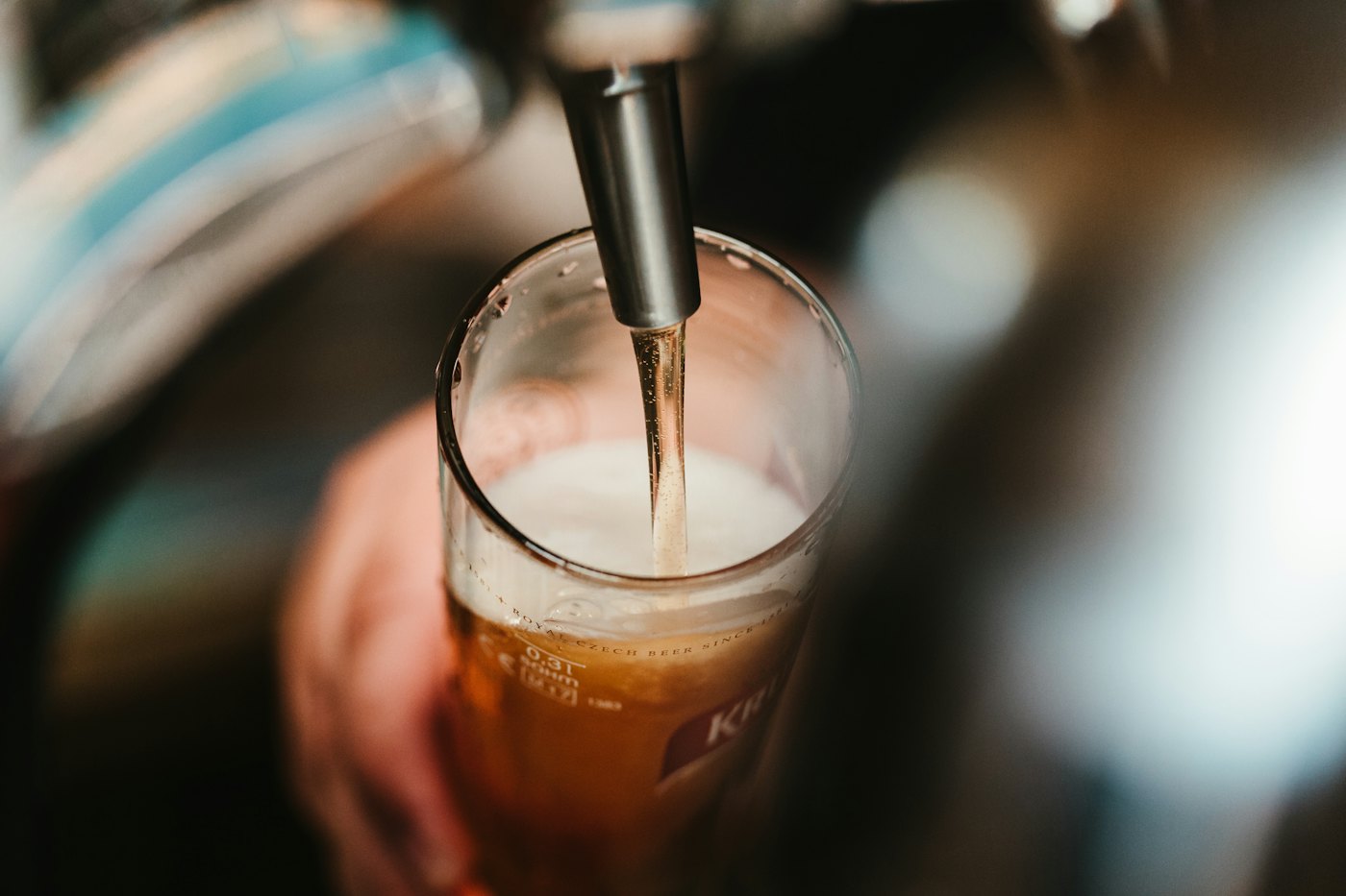 Fresh cider being poured